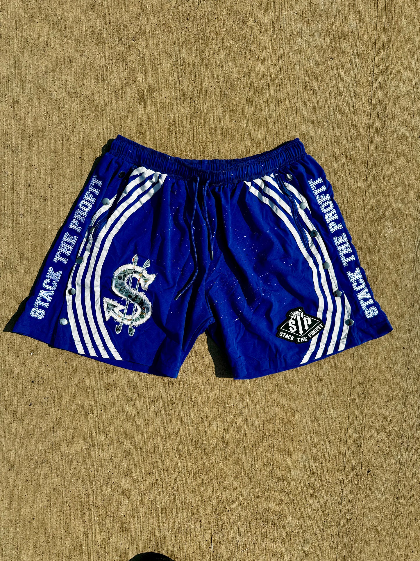 Pantalones cortos de dinero (azul)