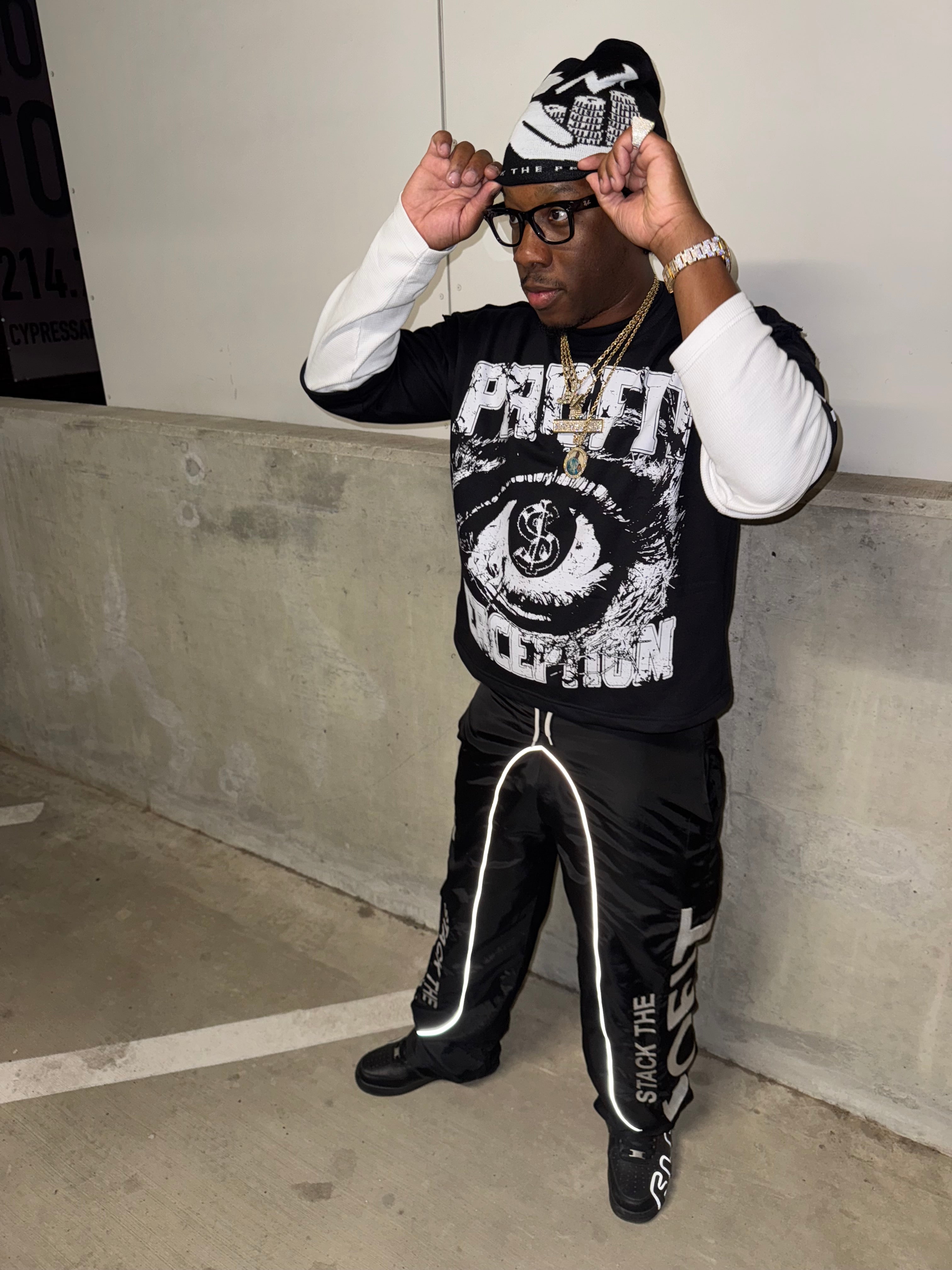 Profit Perception T Shirt (Black & White)