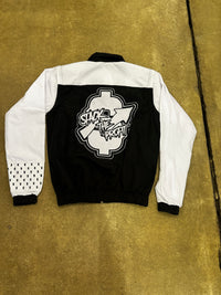 Black/White Signature Windbreaker Jacket