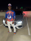 Profit Perception T Shirt (Blue & Orange)