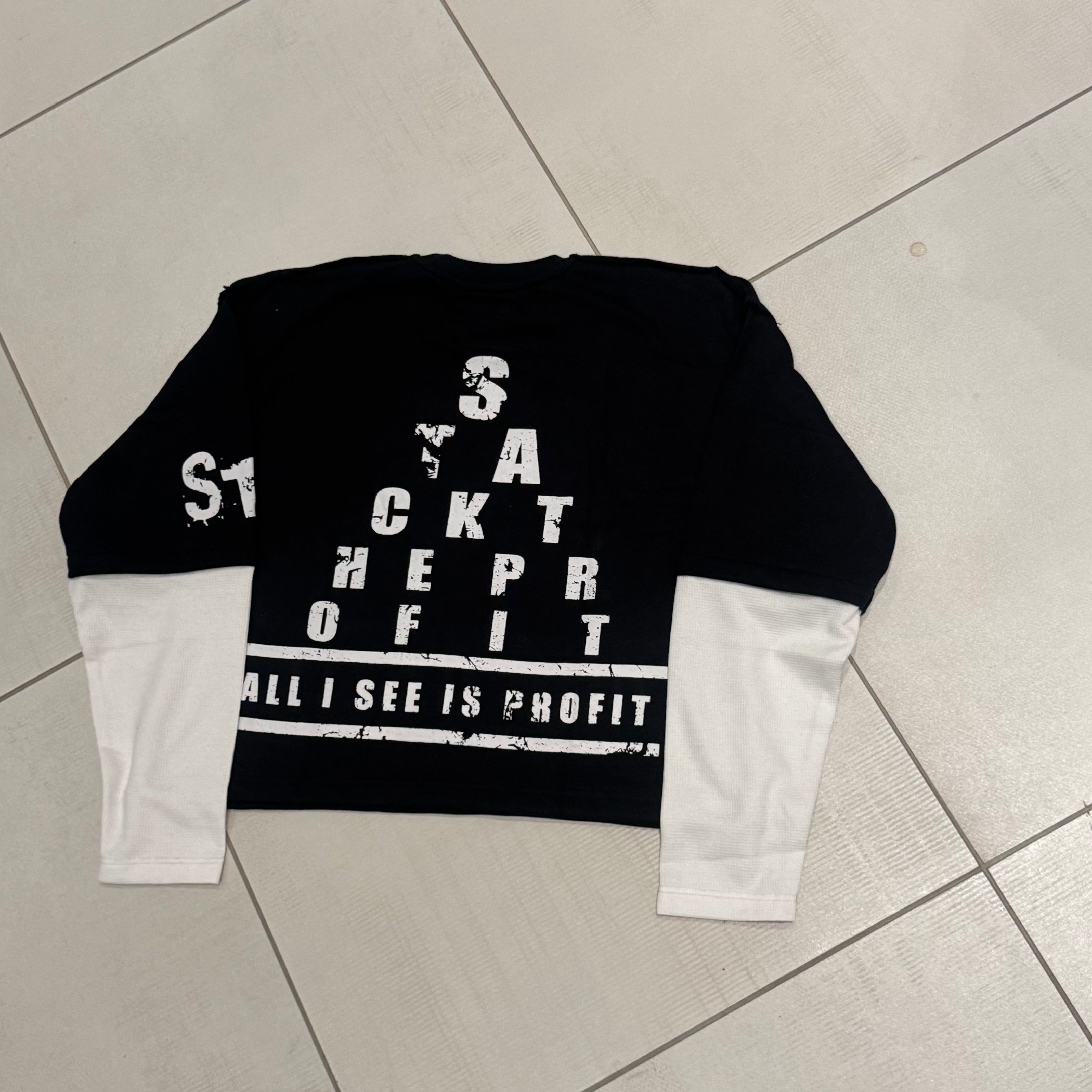 Profit Perception T Shirt (Black & White)