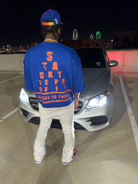 Profit Perception T Shirt (Blue & Orange)