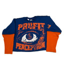 Profit Perception T Shirt (Blue & Orange)