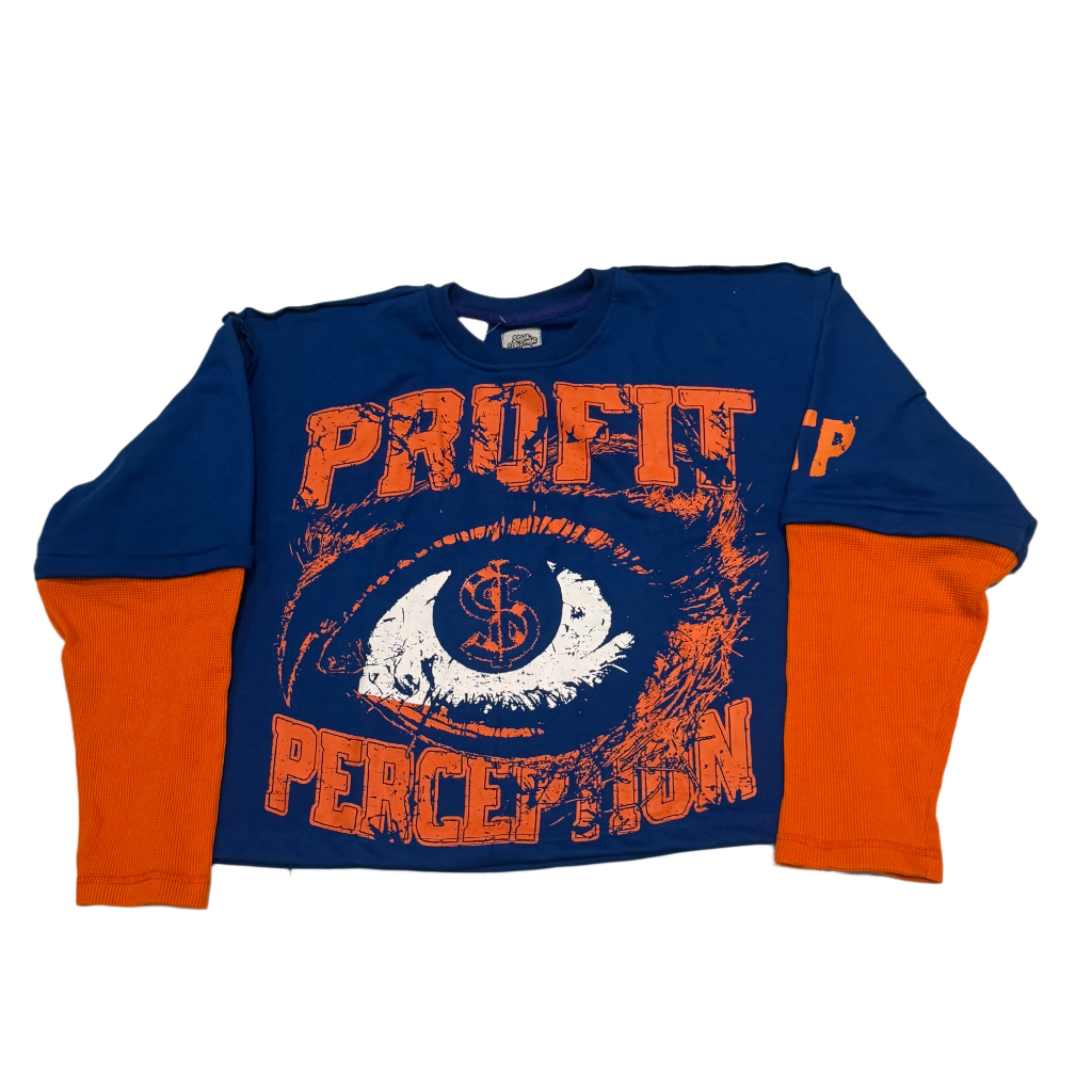 Profit Perception T Shirt (Blue & Orange)