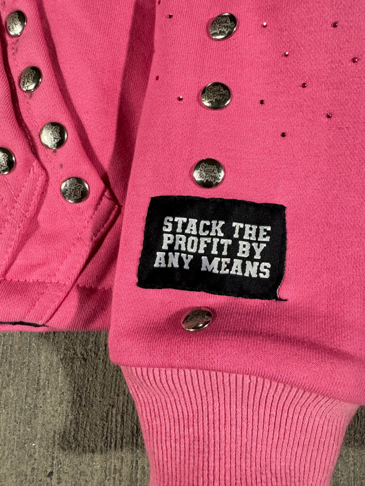 Chaqueta con cremallera Profit (rosa)