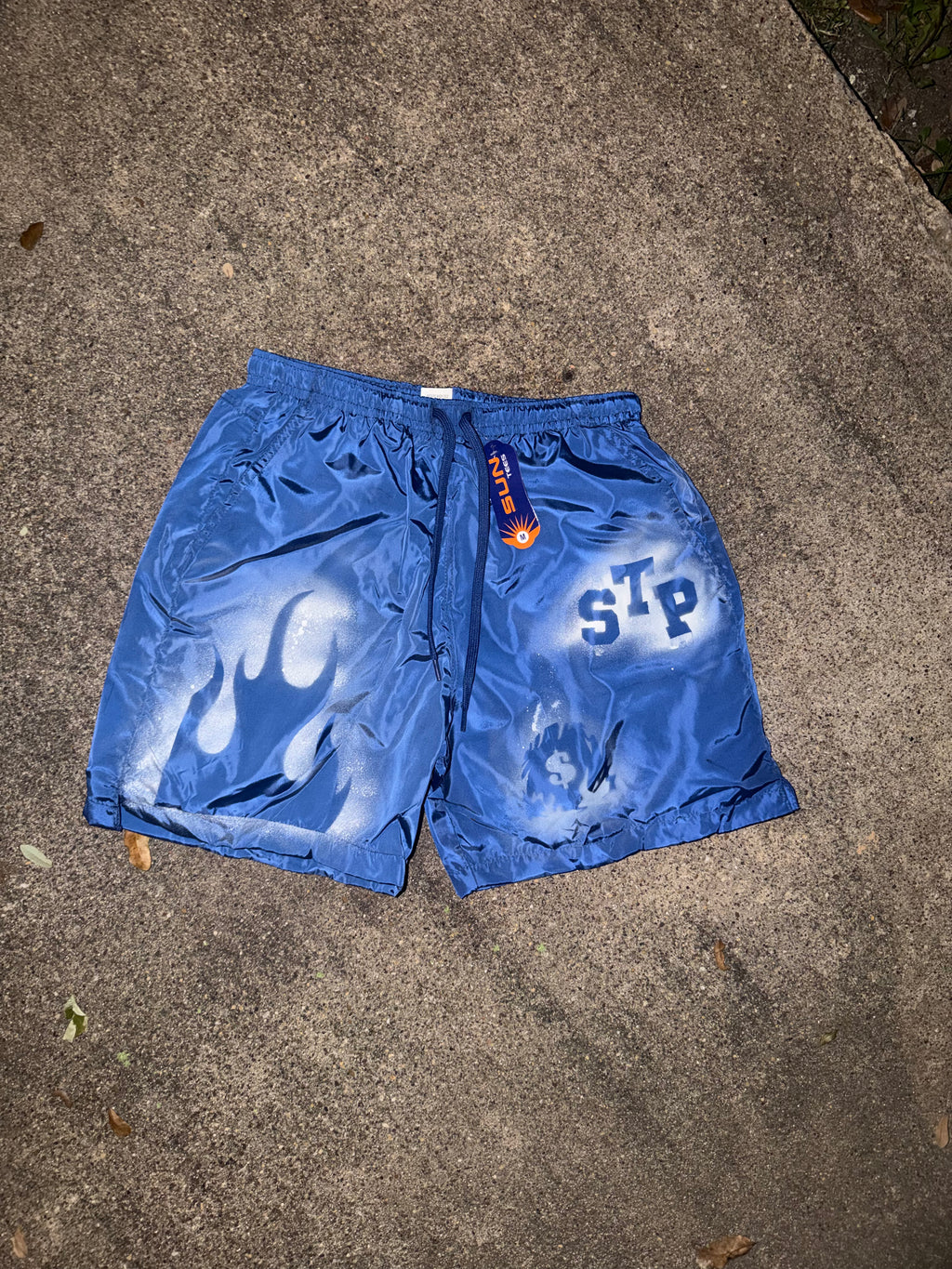 Fabric Spray paint Nylon shorts