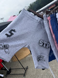 Cotton spray fabric shorts